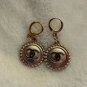 Repurposed Authentic CC Earrings